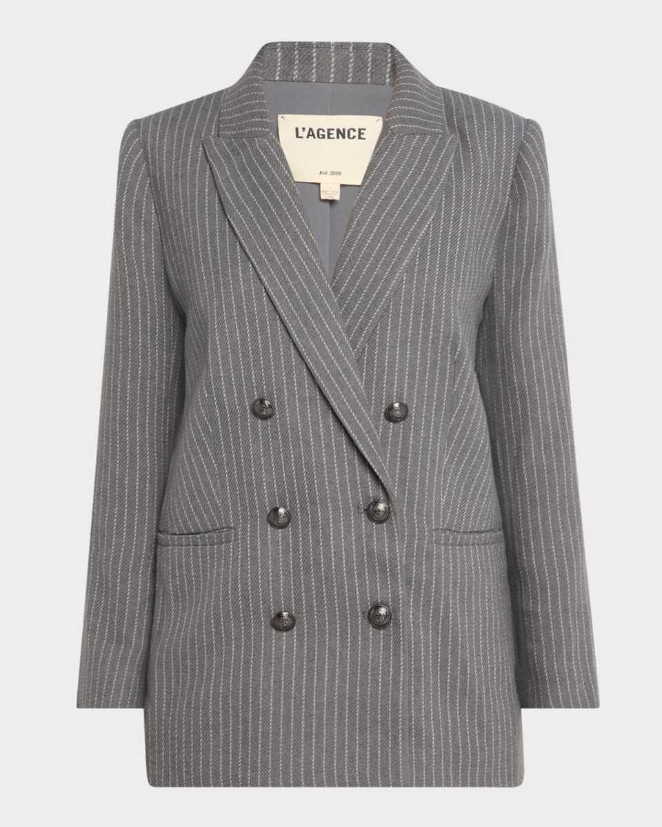 Aimee Relaxed Double-Breasted Blazer